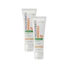Kit 2 Protetor Solar Neostrata Minesol Oil Control FPS 70 Pele Clara 40g