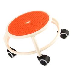 Banqueta Baixa Rolante, Mini Banqueta Confortável Com Rodas Universais, Material Plástico Respirável, Adequado para Crianças e Adultos, Design Moderno Adiciona Estilo à Decoração