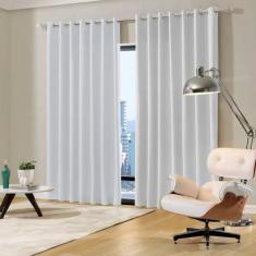 Cortina Blackout de Sala e Quarto Em Tecido 4,00 x 2,50 Admirare, Bran