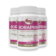 Kit 3 Boraprim Vitafor 60 Cápsulas