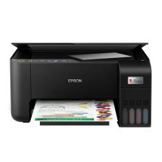 Multifuncional Tanque De Tinta Epson Ecotank L3250 Wireless Impressora Copiadora Scanner Preto Bivolt
