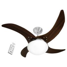 Ventilador Independence 4 Pás 110v Tabaco E Controle