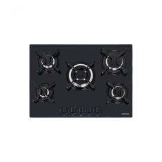 Cooktop A Gás Tramontina Penta B 5gg Tri 70 Em Vidro Temperado Preto