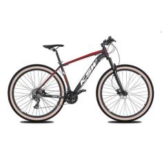 Bicicleta MTB Aro 29 KSW XLT 24V Shimano Freio Hidráulico, Preto, Bran