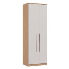 Módulo de Guarda Roupa 2 Portas 2 Gavetas Elegance Móveis Castro Angelin/Blanc