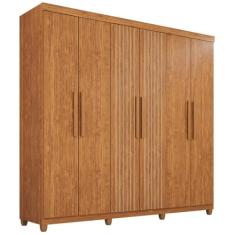 Guarda-roupa de Casal 100% Mdf 6 Portas 2 Gavetas Portugal Frison