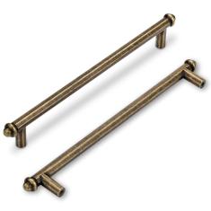 Pacote com 6 puxadores de armário de latão antigo 3,75" (96 mm) Puxadores de armário de cozinha vintage retrô para armário de cozinha puxadores de gaveta para guarda-roupa de armário (6, latão antigo,