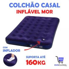 Colchão Inflável Casal com Inflador (409072) - Mor