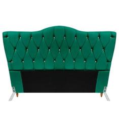 Cabeceira Queen Size Cama Box de Casal Quarto Estofada Barcelona 160cm