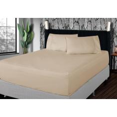 Jogo De Lençol Micropercal 600 Fios Diemond Queen 3 Peças  - Outcasa c