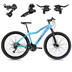 Bicicleta Aro 29 Absolute Aluminio MTB Hera 24 Velocidades Câmbios e T