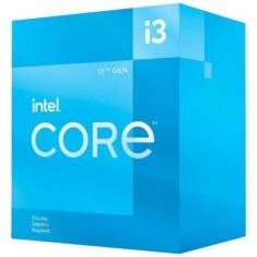 Processador Intel Core I3-12100F, Cache 12Mb, 3.3Ghz 4.3Ghz