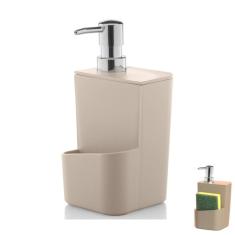 Dispenser Porta Detergente Esponja 650ml Pia Cozinha Trium - DT 500 Ou