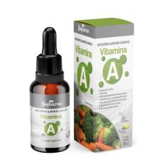Vitamina A Sublingual Gotas Sabor Abacaxi/Hortelã 30ml - Supra Ervas