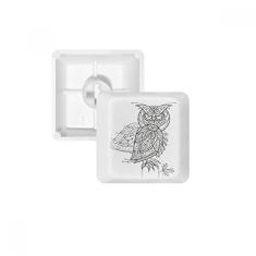 Kit de atualização de teclado mecânico PBT para jogos com pintura de pássaro, linha voadora preta