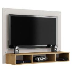 Painel para TV Atena Off White Cinamomo – Valdemóveis
