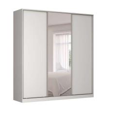Guarda-roupa Casal Com Espelho Tunas V 3 Pt 3 Gv Branco