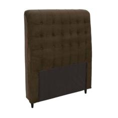 Cabeceira Solteiro 90cm Damares Suede Chocolate ID Milani Store - Idel