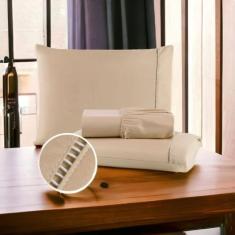 Jogo de cama lençol ponto palito casal king 03 peças 400 fios - amora 