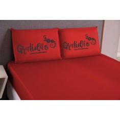 Jogo de Lençol Estampado Gratidão Casal Queen 03 Peças - NOSSO LAR ENX
