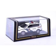 Miniatura Vitesse Mitsubishi Outlander Policia Chinesa 1/43, Branco