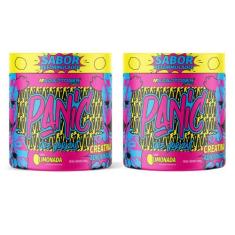 Kit 2 Panic Adaptogen Pré-treino com Creatina Nova Fórmula 2 potes 300