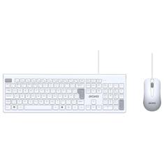 Kit Soft Pcyes com Teclado ABNT2 + Mouse USB, Branco - PCOSF2W
