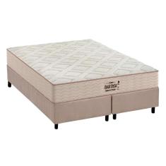 Cama Box Queen: Colchão Ortopédico Probel AG65 Force Extreme + Base crc Suede Clean(158x198)