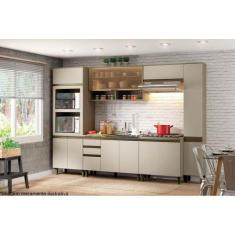 Cozinha Completa Connect 8 Peças (2 Armários + 2 Balcões + 2 Paneleiro