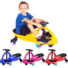 Carrinho Rolimã Gira Gira Movimento Até 100kg C/ Led - Fenix Brinquedo