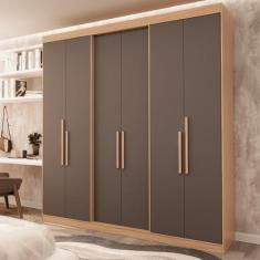 Guarda-roupa Casal 6 Portas Lugano - Edez