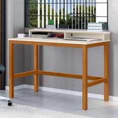 Escrivaninha Vex Com 2 Nichos Off White Nature