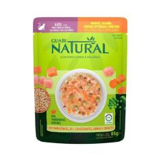 Ração Úmida para Gatos Adultos Guabi Natural Salmão e Frango 85g