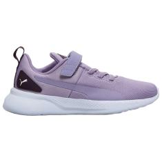 Tênis Puma Flyer Runner Mesh V PS Juvenil Lilás-Unissex