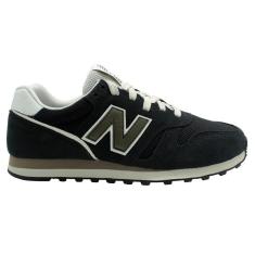 Tênis New Balance 373v2 Preto/Verde Musgo Masculino-Masculino