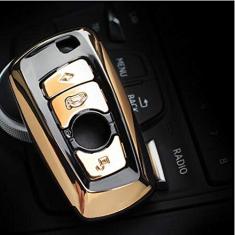 Porta-chaves do carro Capa de liga de zinco inteligente, adequado para BMW F07 F10 F11 F20 F25 F26 F30 F10 E30 E38 E39 E46 E60 83 90, Porta-chaves do carro ABS Smart porta-chaves do carro