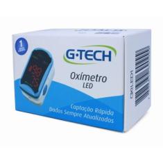 Oxímetro Digital De Dedo Medidor De Saturação De Oxigênio - G-Tech