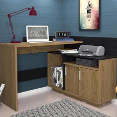 Escrivaninha em L 83,2x110,5x107,5x35,2cm 2 Portas Office Mega Olivar