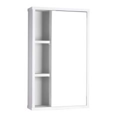 Armário com Espelho para Banheiro Milano Branco