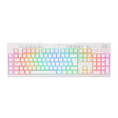 Teclado Optico Gamer Brahma Pro RGB Switch Marrom Branco - K586W-RGB-PRO