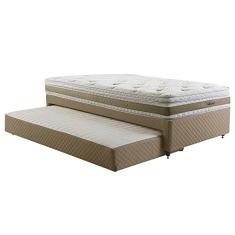Bicama Box Solteiro com Cama Auxiliar Herval Amore, Molas Ensacadas, 60x88x188 cm