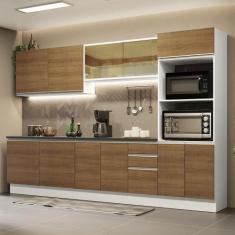 Cozinha Completa 100% MDF Madesa Acordes 310001 com Armário e Balcão -