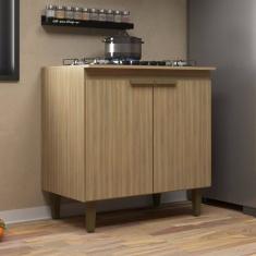 Balcão de Cozinha 80 Cm 2 Portas 1 Prateleira 51712 Dourado - Jcarvalho