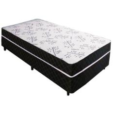 Cama Box Conjugado Solteiro Ortopédico Branco Bamboo 45x78x188 Ducci -