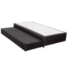 Cama Box Base C-auxiliar Universal Especial Mh1453 Bordado Black (96x203x32) - Herval