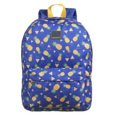 Mochila Escolar Container Blue Abacaxi G