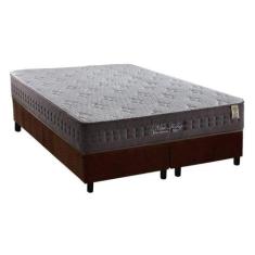 Cama Box Queen: Colchão Molas Ensacadas Anjos MasterPocket New King + 