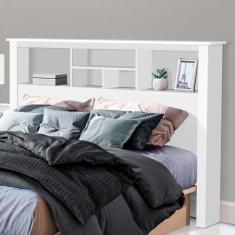 Cabeceira Casal Havana Branco - Tebarrot, Branco, Moderno