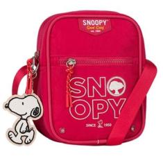 Bolsa Snoopy Transversal Pequena Feminina SP2850 em Nylon-Feminino