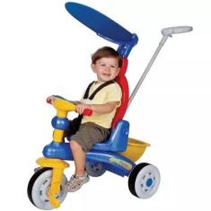 Carrinho de Passeio Infantil Velotri com Pedal - com Empurrador Calesi em  Promoção é no Bondfaro